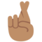 Crossed Fingers - Medium emoji on Google